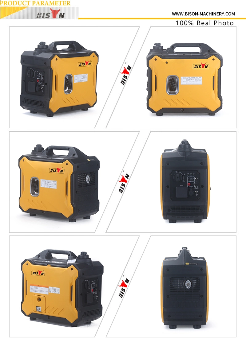 Bison Small Portable Soundproof Gasoline/Petrol Silent 1kw 2kw 3kw 5kw Quiet Digital Home Inverter Generator